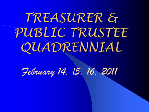 2011Quadrennial - Colorado County Treasurers` and Public