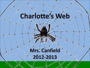 Mrs. Canfield`s Class Presentation of Charlotte`s Web