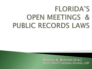 Public Records Law - Office of the General Counsel