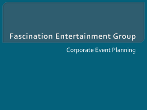 Corporate Events powerpoint
