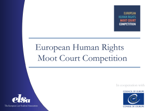Human Rights Moot Court Competition
