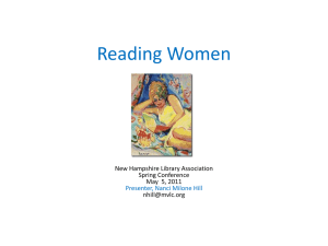 Reading Women - New Hampshire Library Association