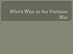 Who`s Who in the Vietnam War