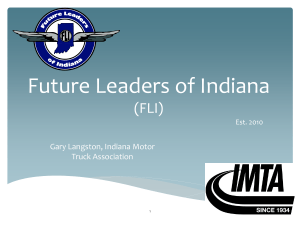The mission of the Future Leaders of Indiana (FLI) Council is to