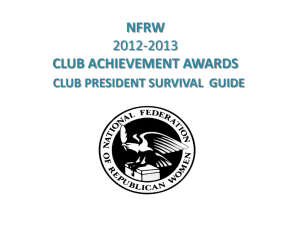 nfrw club achievement awards - National Federation of Republican