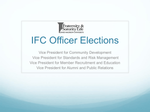 IFC Officer Elections Powerpoint