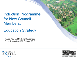 Education Strategy - University of Exeter