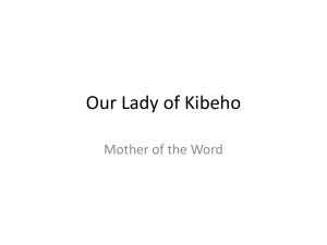 Our Lady of Kibeho - Our Mother of Mercy Catholic School