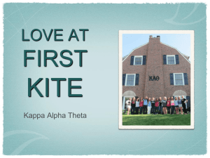 LOVE AT FIRST KITE - University of Nebraska–Lincoln
