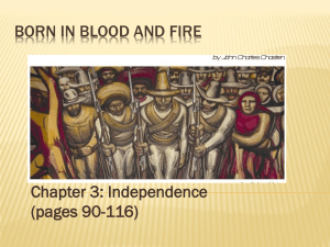 Born in Blood and Fire chap 3