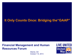 It Only Counts Once - United Way Conferences Site