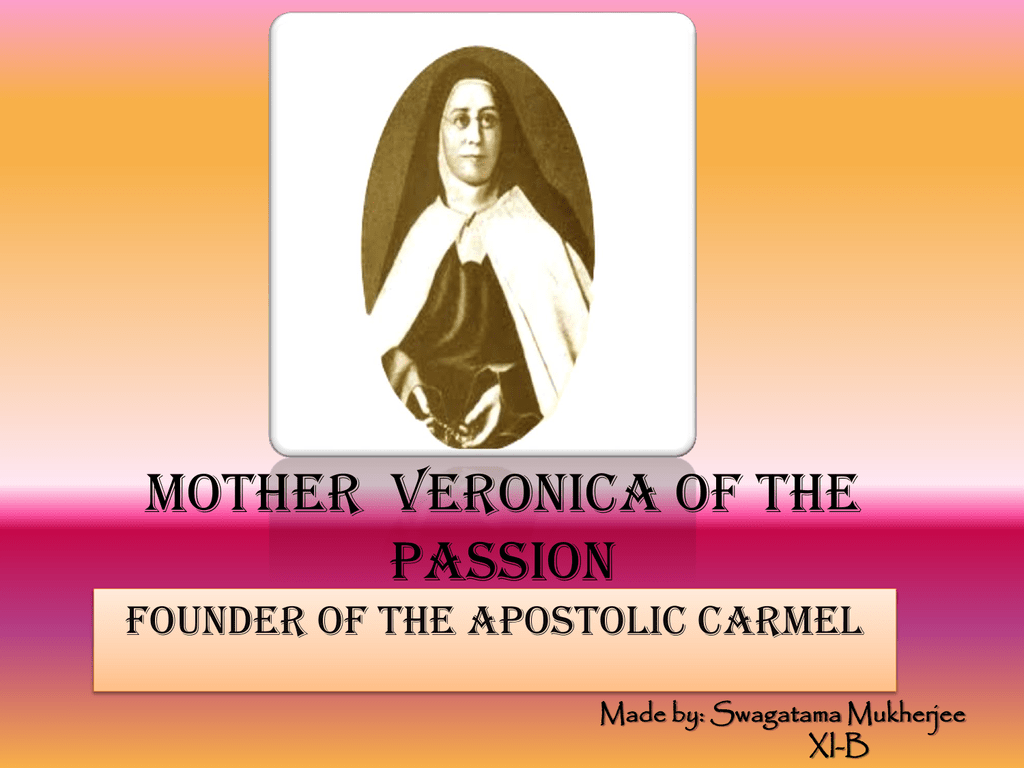 essay about mother veronica