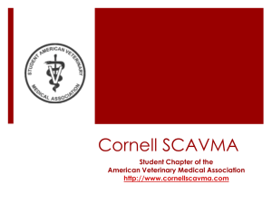 Cornell SCAVMA - Cornell University College of Veterinary Medicine