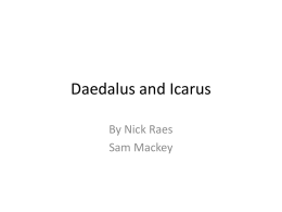 icarus by edward field literary devices
