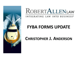 FYBA Forms Updates