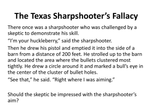 The Texas Sharpshooter`s Fallacy