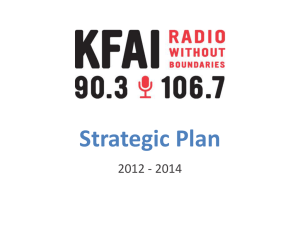 KFAI Strategic Plan