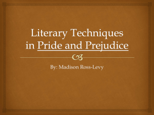 Literary Techniques in Pride and Prejudice