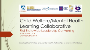 Presentation for the Statewide Leadership Convening