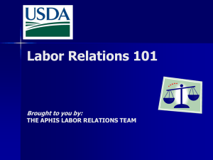Labor Relations 101.Webinar