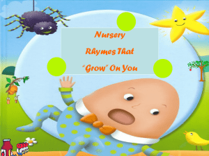 Nursery Rhyme Ag Songs
