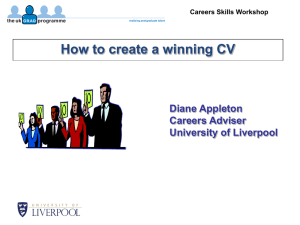 How to create a winning CV