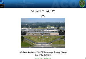 About SHAPE - Bureau for International Language Coordination