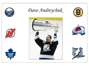 Slide 1 - Dave Andreychuk Foundation
