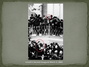 Lincoln Assassination Notes