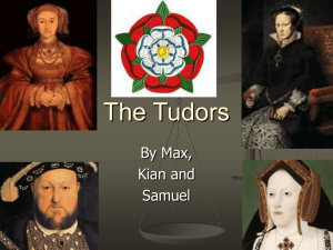 Max, Samuel and Kian Tudor powerpoint
