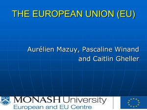 Pascaline Winand What is the EU PPT