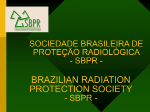 SOCIEDADE BRASILEIRA DE PROTEÇÂO RADIOLÒGICA-SBPR