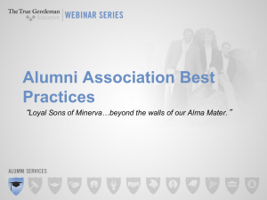 Alumni Association Best Practices