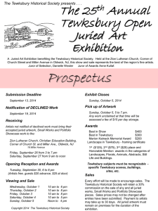 The 25th Annual Tewksbury Open Juried Art Exhibition Entry