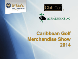 Caribbean Golf Merchandise Show 2014