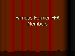 Famous Former FFA Members