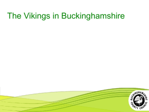The Vikings in Buckinghamshire