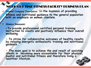 ppt business plan - National Personal Training Institute of Columbus