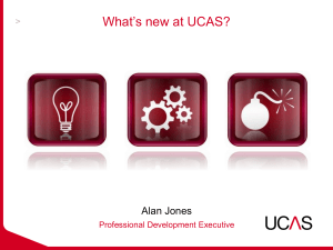 What`s New at UCAS?