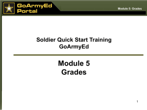 Module 5: Grades