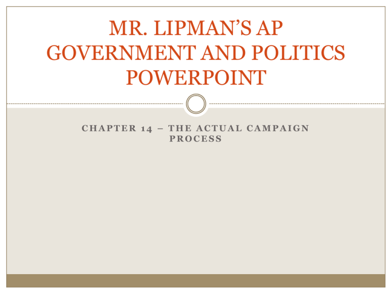APGOV Power Point 14 Long Branch Public Schools