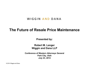 Robert Langer Presentation - CWAG Conference of Western