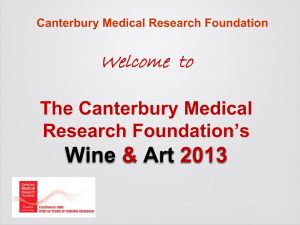 of Art Lots - The Canterbury Medical Research Foundation