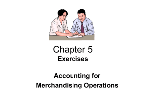 Chapter 5 - Accounting