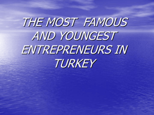 The most famous and youngest entrepreneurs in Turkey