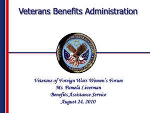 Women`s Forum- Veterans Benefits Administration