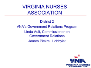 Government Relations - Virginia Nurses Association
