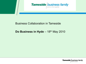 Business collaboration in Tameside