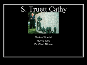 S. Truett Cathy - Valdosta State University
