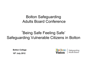 Bolton Safeguarding Adults Board Conference